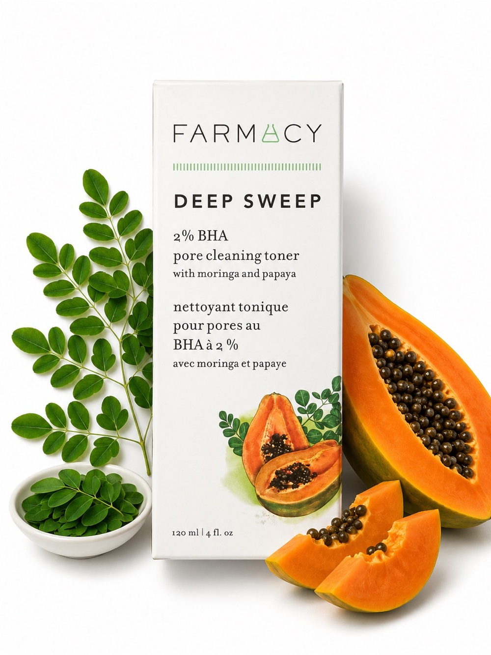 Farmacy BHA Deep Sweep Pore Cleansing Toner Papaya NIB